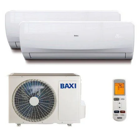 Aire acondicionado Multisplit 2×1 Inverter Baxi LSGT40-2M + LSGNW25 + LSGNW25