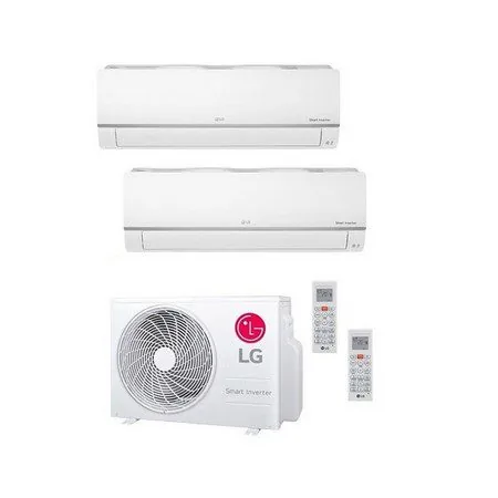 Aire acondicionado Multisplit 2×1 Inverter LG MU2R17 ULO + PC09SQ NSJ + PC12SQ NSJ