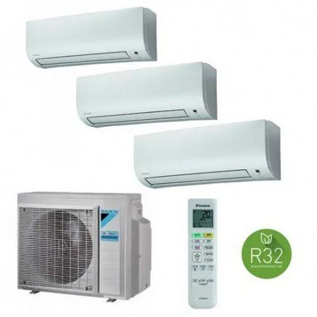 Aire acondicionado Multisplit 3×1 Inverter Daikin Serie Comfora 3MXM52A9+ FTXP25N9+ FTXP25N9+ FTXP25N9 Wifi
