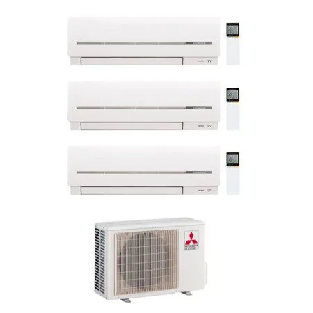Aire acondicionado Multisplit 3×1 Inverter Mitsubishi MXZ 3F54VF + 2 unidades BT20VGK + BT35VGK WIFI