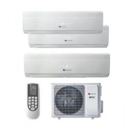 Aire acondicionado Multisplit 3×1 Inverter Saunier Duval SDH 19-087W308 + 2 UNI. 025NW + 035NW